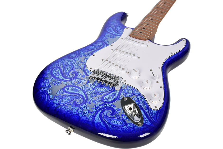 Kaysen guitar KST-218, electric guitar Paisley Sticker (6) Kaysen guitar KST-218, electric guitar Paisley Sticker (6)