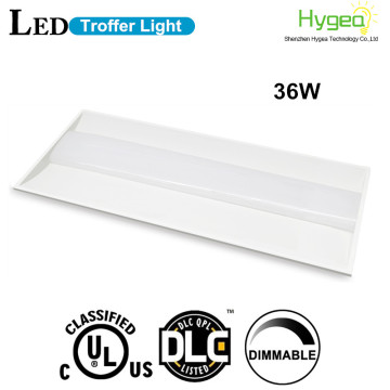 square office led troffer ceiling light