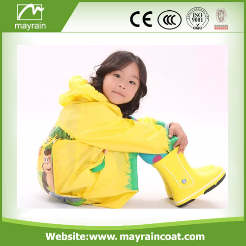 Hot Selling Polyester Children Raincoat