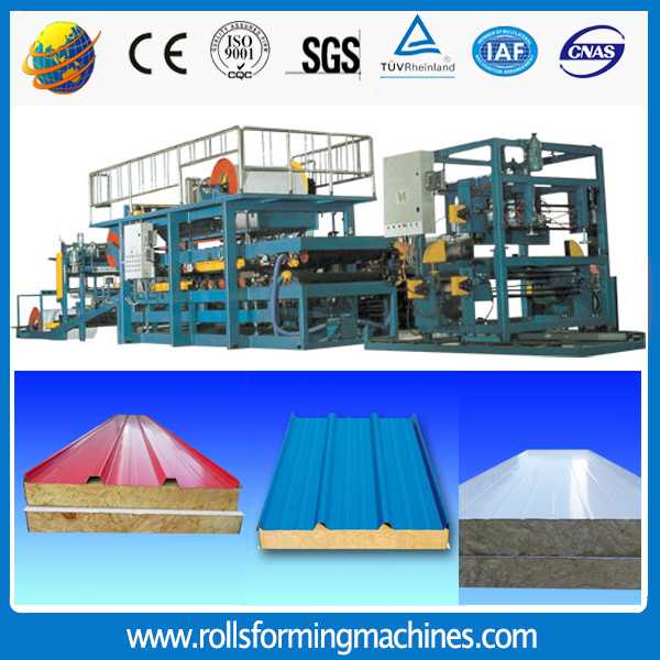 EPS sandwich panel roll forming machine