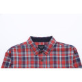 Men's Red Check Long Sleeve Shirt