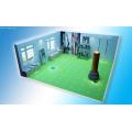 Plancher de PVC d&#39;impression 3D pour le gymnase