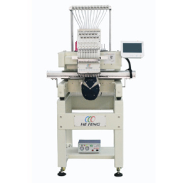 single head embroidery machine touch screen for cap garments