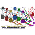 Pequeño de vidrio coloreado Mini Shisha cachimba promoción de ventas