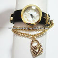 2013 Latest Leather Bracelet Jewelry Watches For Woman WW27