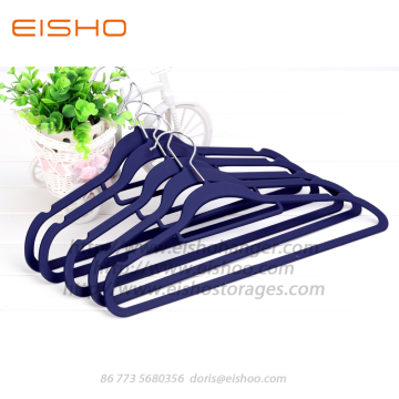 EISHO ABS Rubber Coating Plastic Coat Hangers