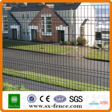 Welded Iron fence panels with Garden