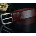 Texture leisure brown leather belt pu belt men 2014