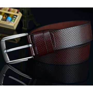 Texture leisure brown leather belt pu belt men 2014