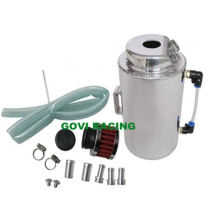 2L Aluminium Oil Catch Can Fuel Tank with Breaher Air Filter