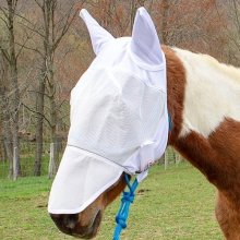 Cubierta de oreja y nariz de la máscara de mosca del caballo