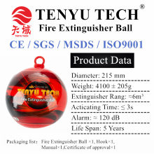 2022 Produtos mais recentes Comprar extintor de incêndio Extintor de bola de incêndio pequeno à prova d&#39;água para venda 0,5 kg 1,3kg 4kg