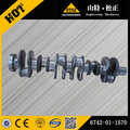 Komatsu excavadora repuestos komatsu PC300-7 cigüeñal 6742-01-1570