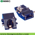 Conector de audio de 3,5 mm estéreo jack de teléfono