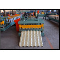 Glazed steel roof tile roll forming machine