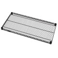 Epoxy revestido Black Wire Gondola Metal Rack com 6 prateleiras