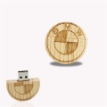 Trending Hot Products Wooden Coin Usb Memory Stick