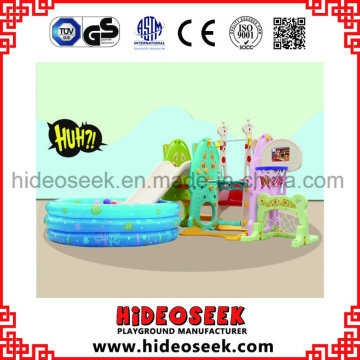 Slide Plasti et balançoire pour enfant en bas âge avec fosse gonflable