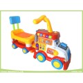 Brinquedos Musicais Eletrônicos Happy Car Head Baby Walker com Assento (ride-on ou push forward)