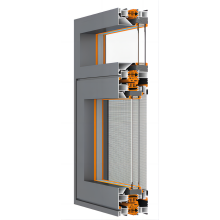 Thermal Break Bouble Inner Opening Aluminum Windows