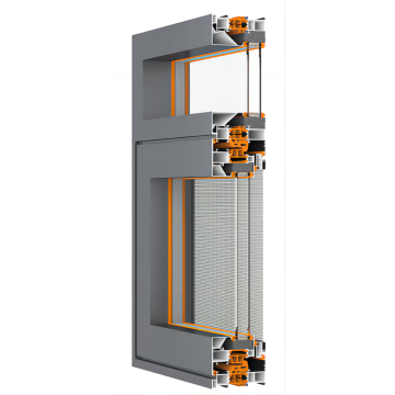 Break Thermal Bouble Inner Opening en aluminium Windows