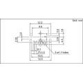 Interrupteur de fonctionnement horizontal mince ALPS