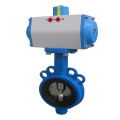 low price stainless steel pneumatic butterfly valve