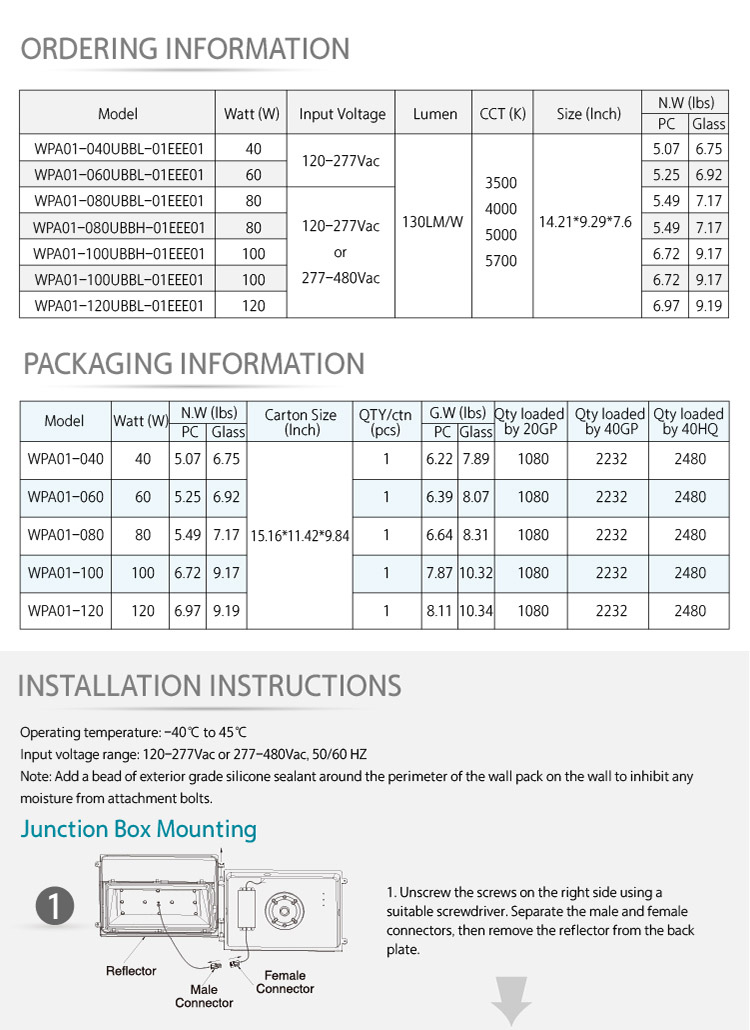 LED Wall Pack A - 05