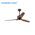 Smart home appliance wood fans ceiling electric light