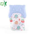 BPA Free Baby Owl Mitten Silicone Teether Gloves