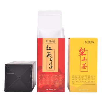 The black tea packaging carton