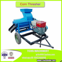 Thresher del maíz Sheller con motor diesel Threhser de maíz de alta eficiencia