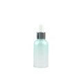 Plastic petg dropper bottles 50ml with silver cap