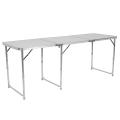 Mesa de comedor ajustable en altura para exteriores, plegable, de 6 &#39;