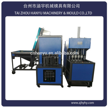 4 cavity 1800 BPH semi-automatic blow molding machine with auto-loading and auto-dropping function