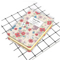 Custom flower style cute metal cover notebook