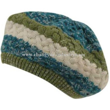 Acrylic beanie knit cap hats for women