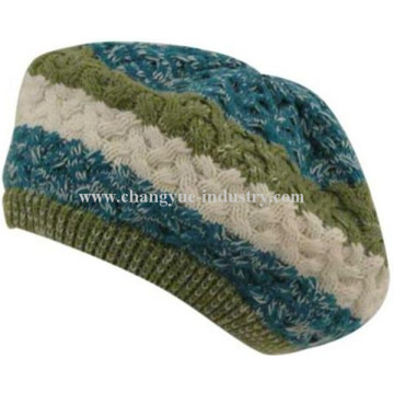 Acrylic beanie knit cap hats for women