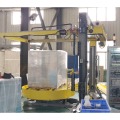 Máquina automática de envasado/ empaquetado con una máquina de envoltura/ envoltura de película de película estiradora transportadora