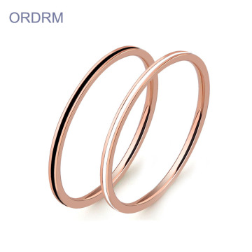 Wholesale Thin Rose Gold Ring Jewelry Sets