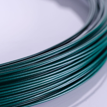 China Supply Green PVC Coated Wire bajo costo