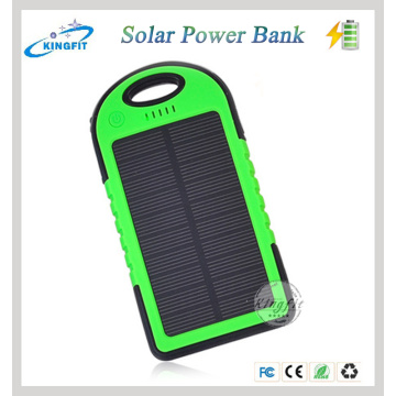 2016 Nuevo cargador de banco de energía solar 5000mAh