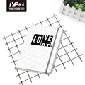 Custom word style stationery notebook with elastic strap diary