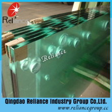 19mm Transparent Safety Glass for Tables/Balcony/Roof