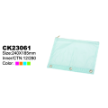 Poche crayon liant / crayon liant polyester pochette avec fenêtre en PVC