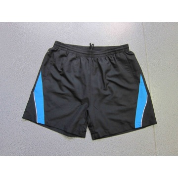 Yj-3026 Mens microfibra Drawstring Track Shorts elástica cintura ginástica desgaste homens