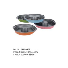 24*23cm colorful coating cake pan