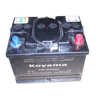 Batterie automatique 646-12V55AH pour Afrique du Sud