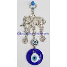 Evil Eye with Lucky elephant Amulet Decoration Ornament