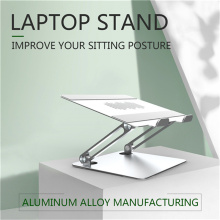 2020 nuevo soporte ergonómico ajustable para computadora portátil de aluminio portátil